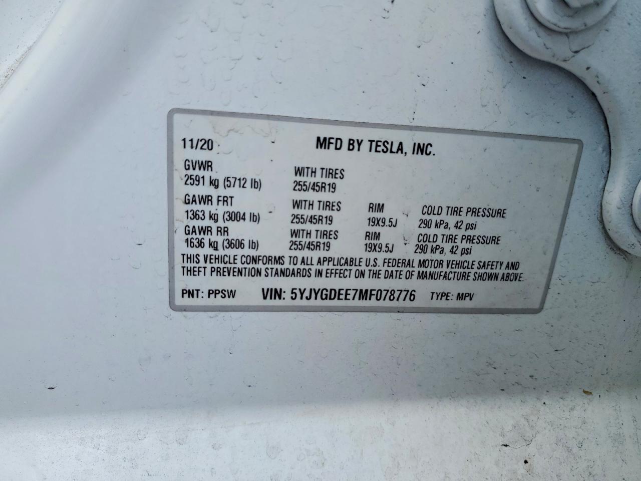 2021 TESLA MODEL Y photo 25
