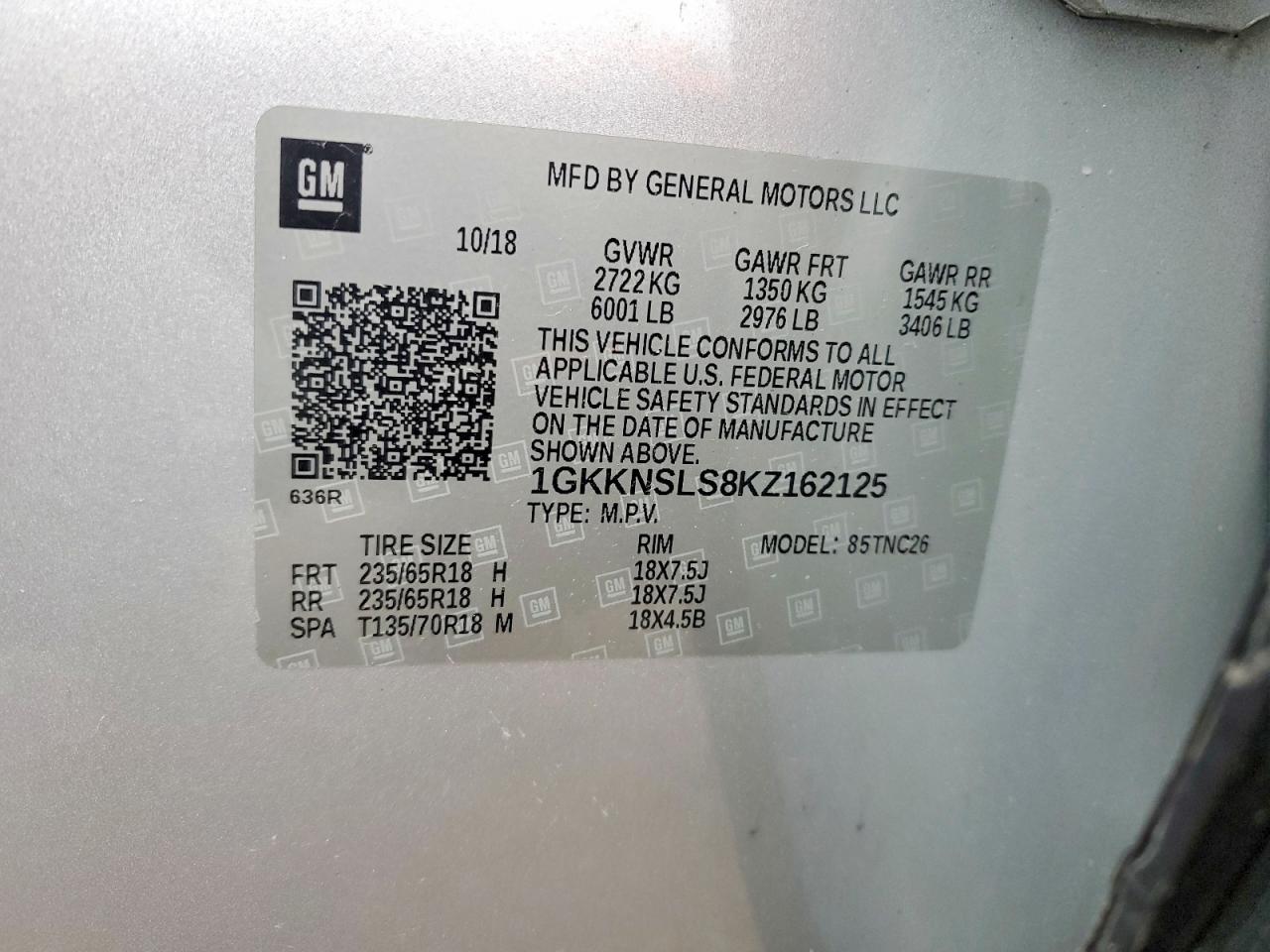 2019 GMC ACADIA SLE photo 25