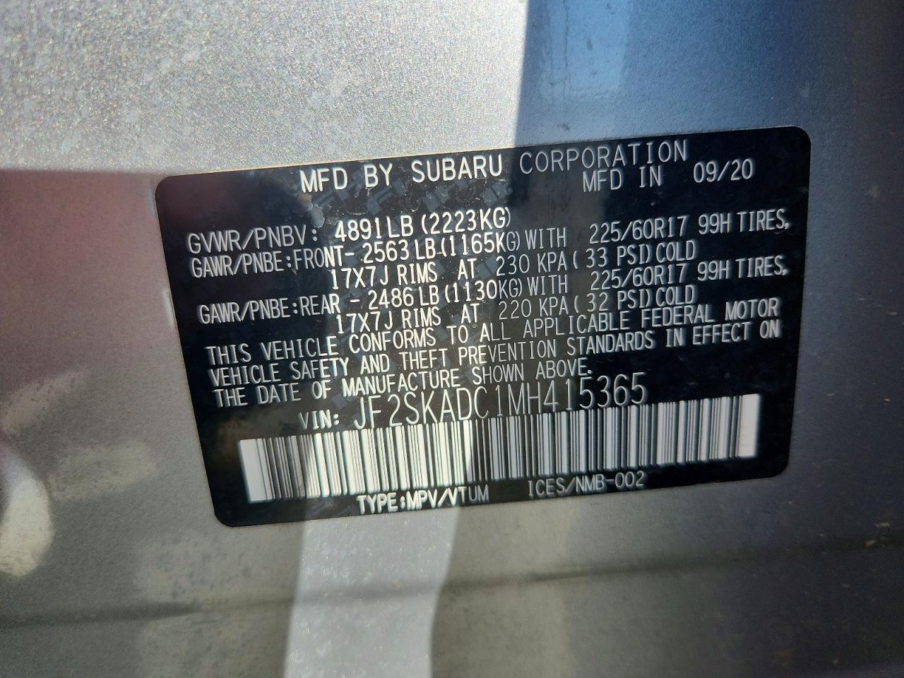 2021 SUBARU FORESTER photo 37