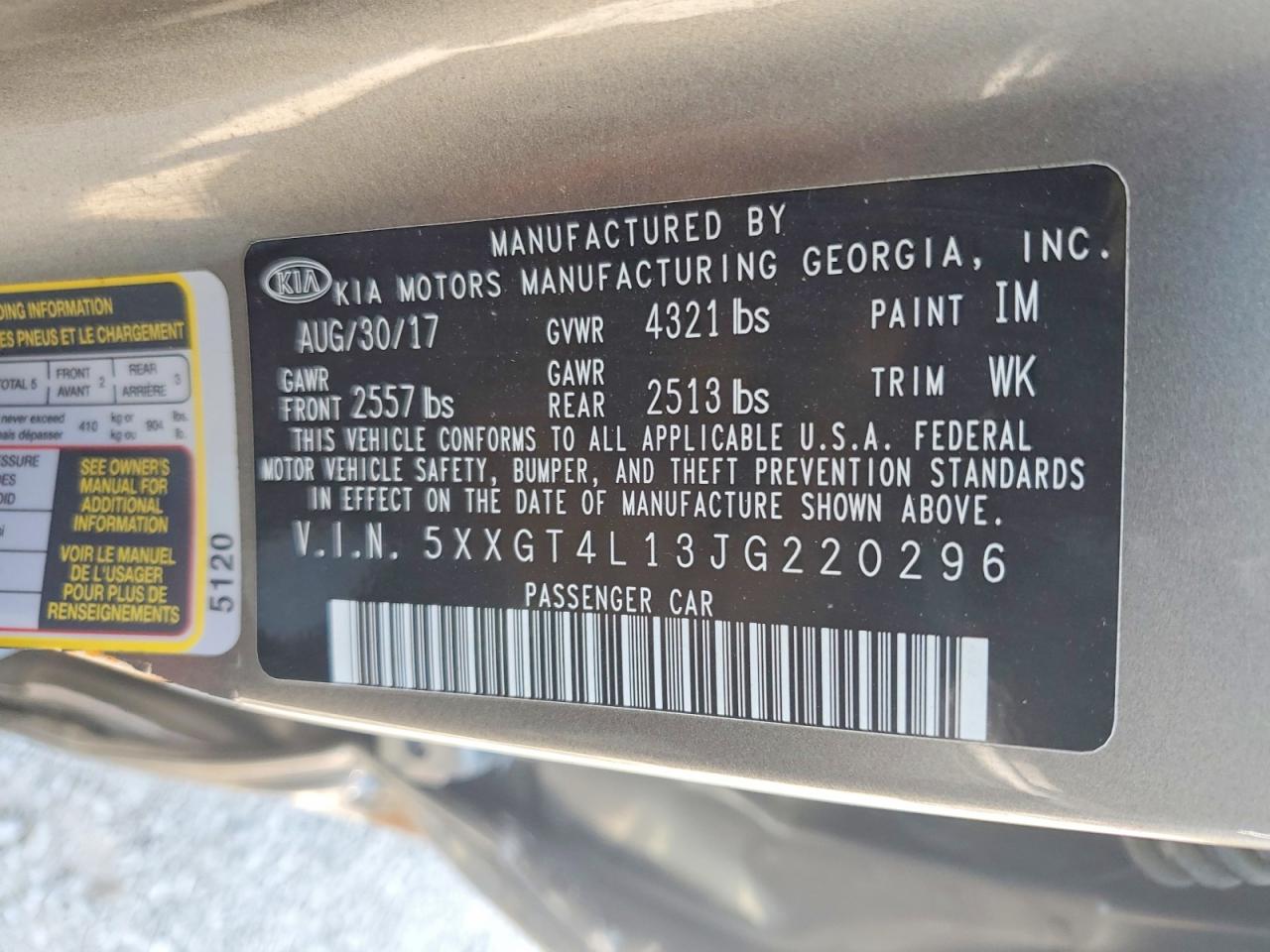 2018 KIA OPTIMA LX photo 12