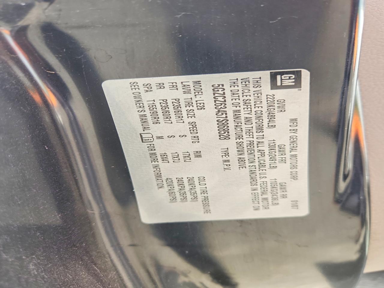 2007 SATURN VUE photo 23