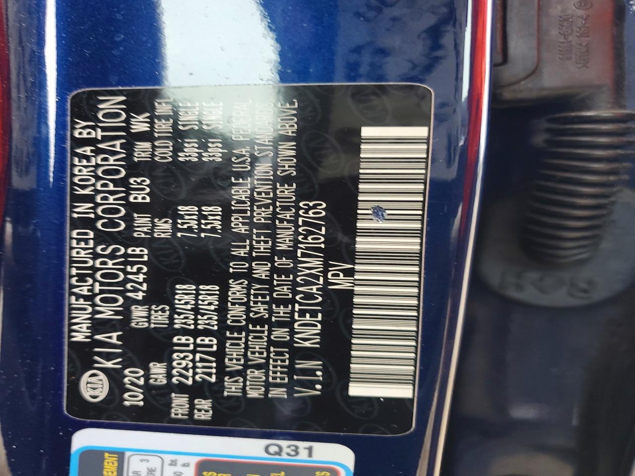 2021 KIA SELTOS SX photo 27