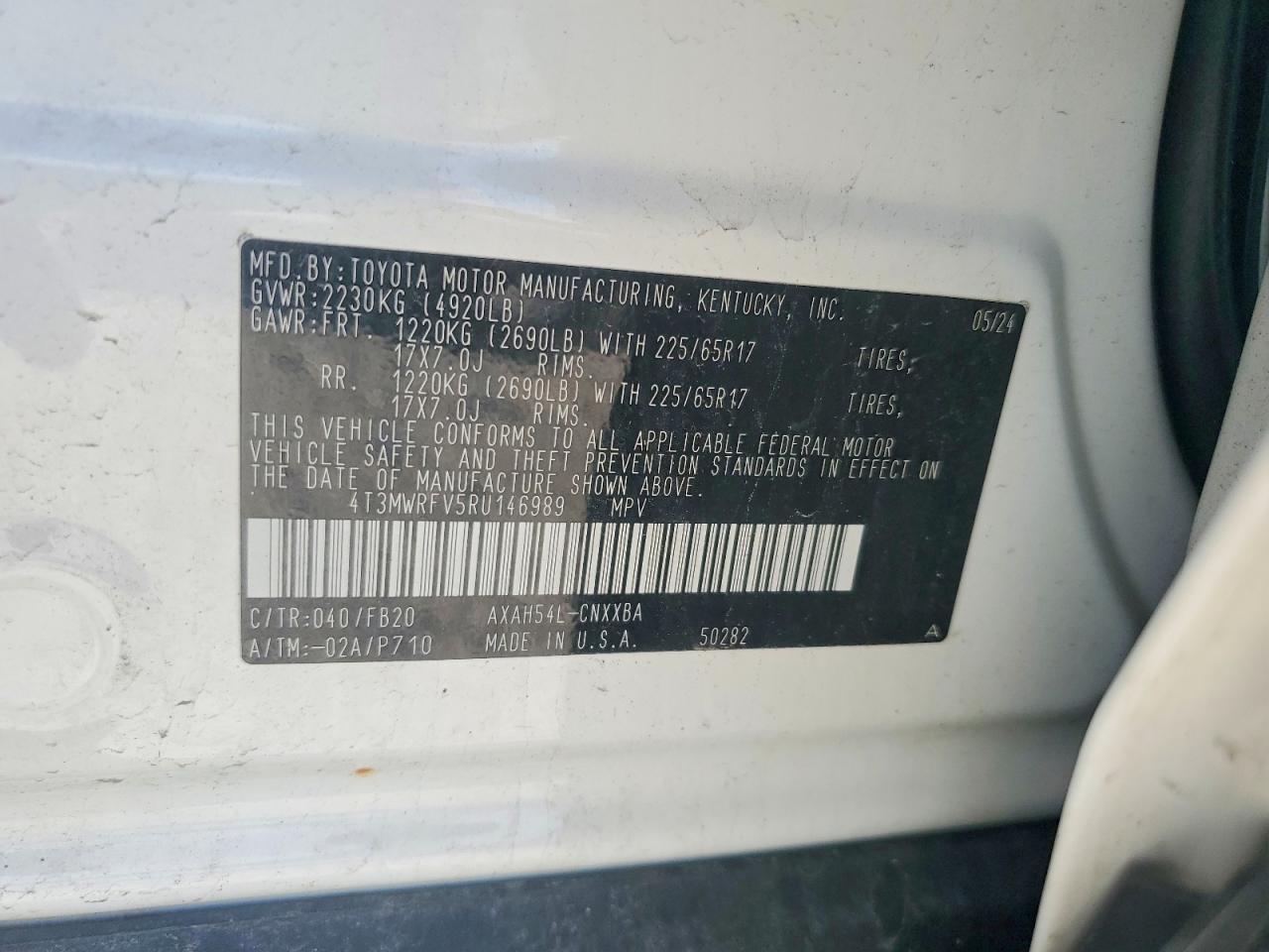 2024 TOYOTA RAV4 LE photo 27