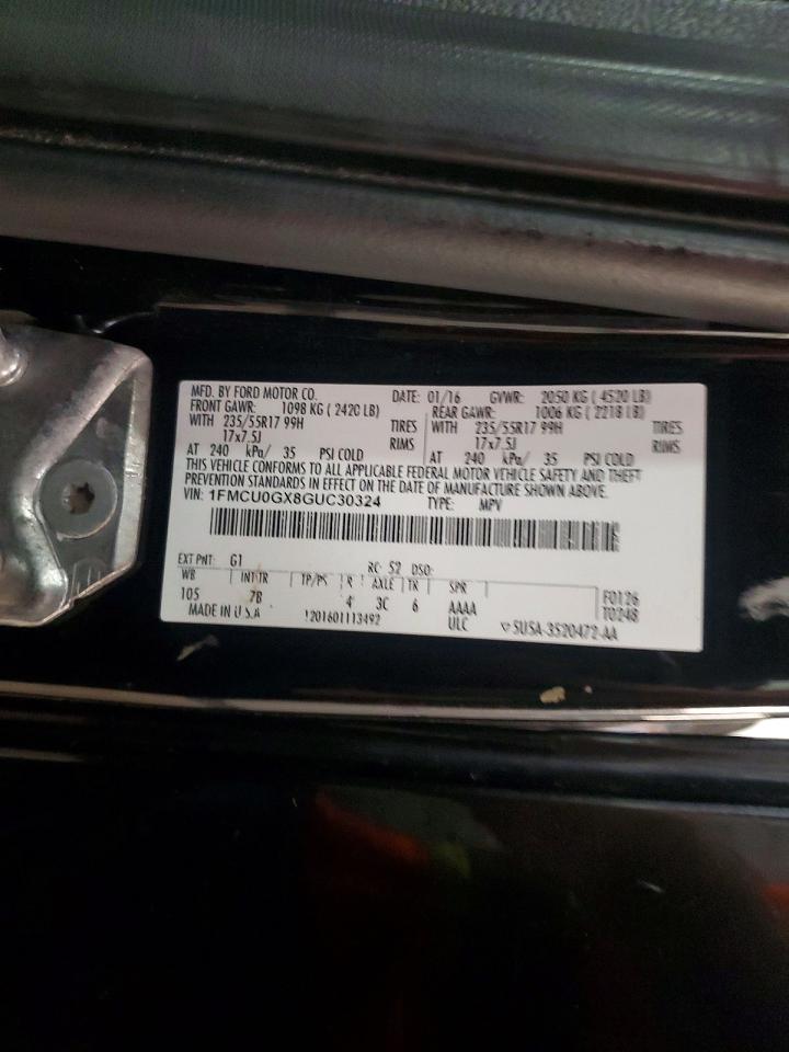 2016 FORD ESCAPE SE photo 37