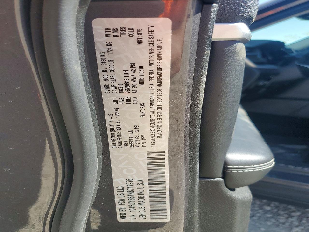 2022 JEEP GRAND CHEROKEE LIMITED 4XE photo 37