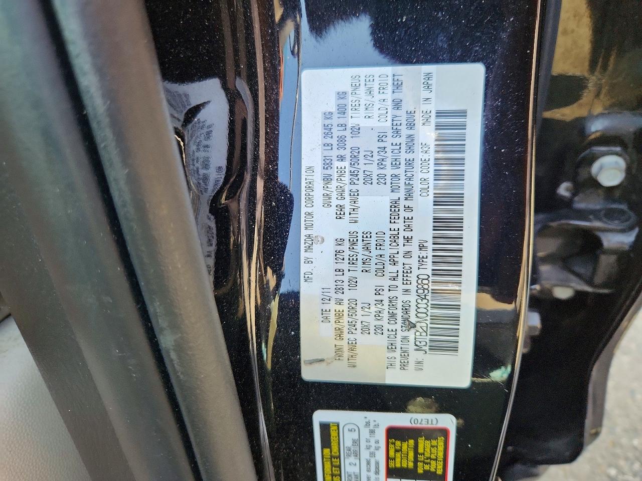 2012 MAZDA CX-9 photo 14