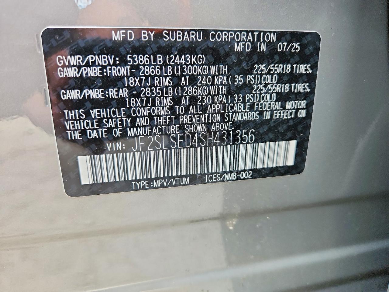 2025 SUBARU FORESTER PREMIUM photo 27
