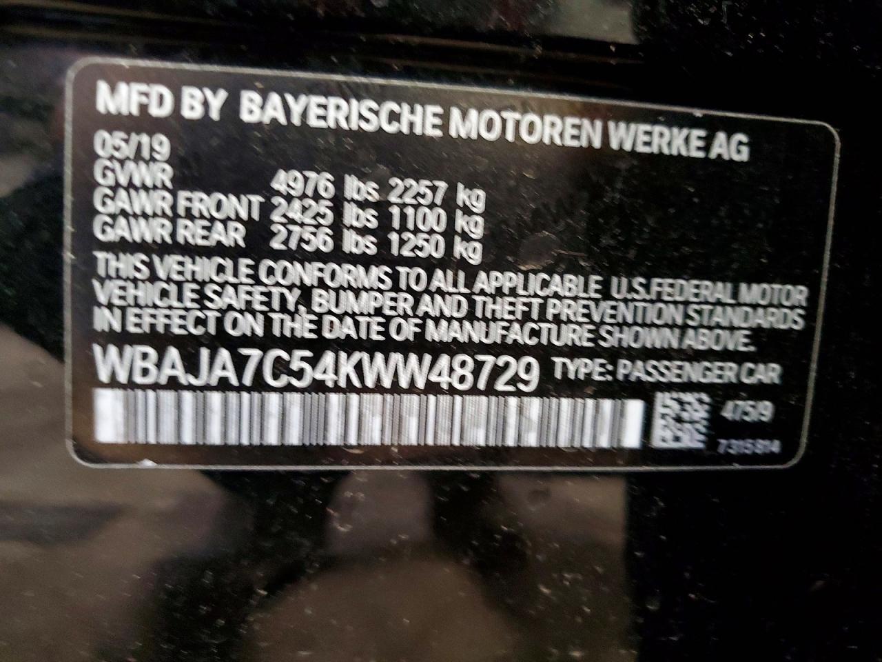 2019 BMW 530 XI photo 23