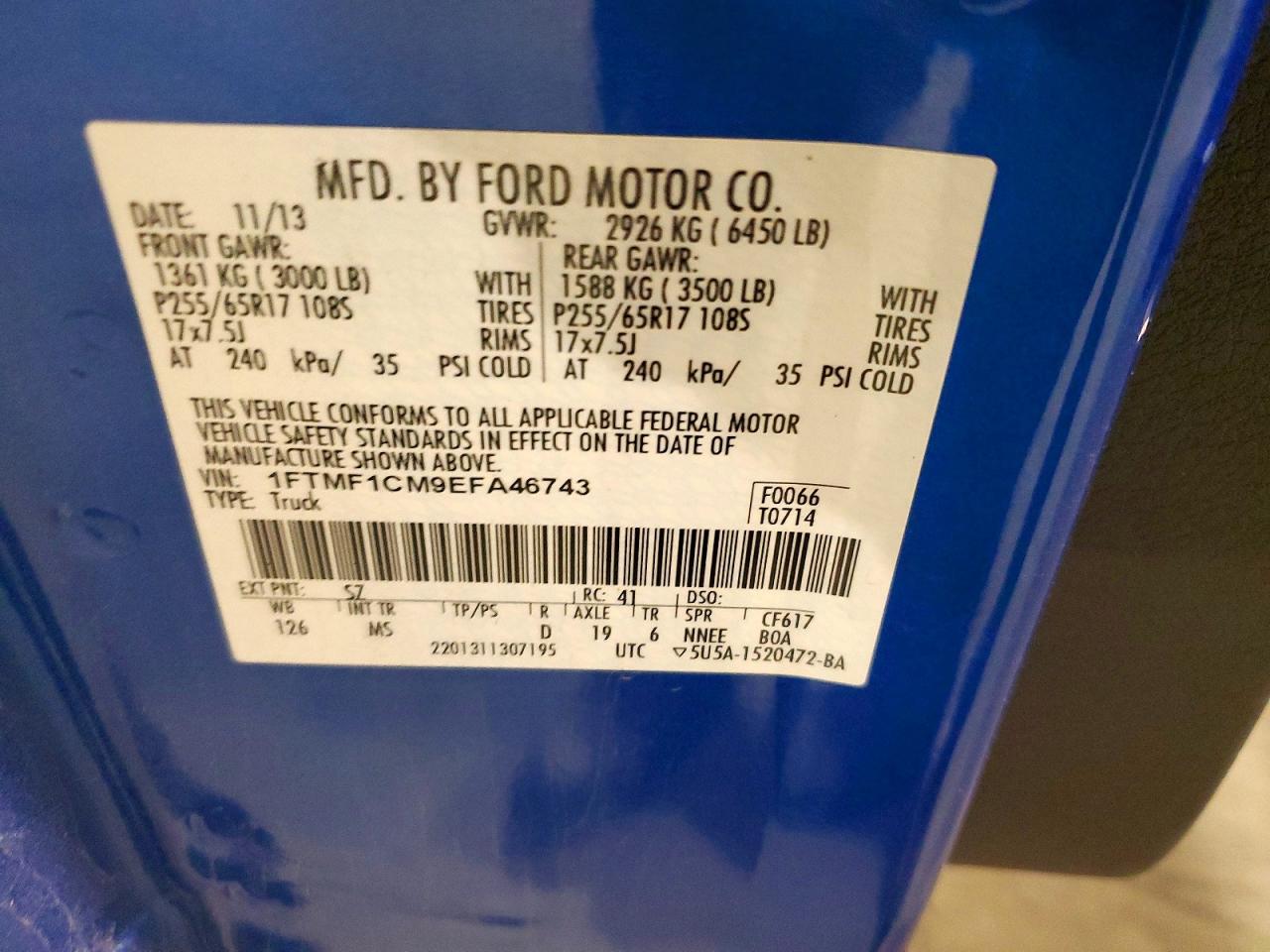 2014 FORD F150 photo 23