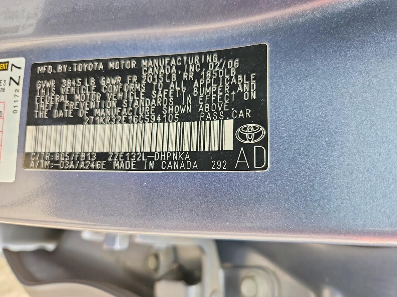 2006 TOYOTA COROLLA MATRIX XR photo 34