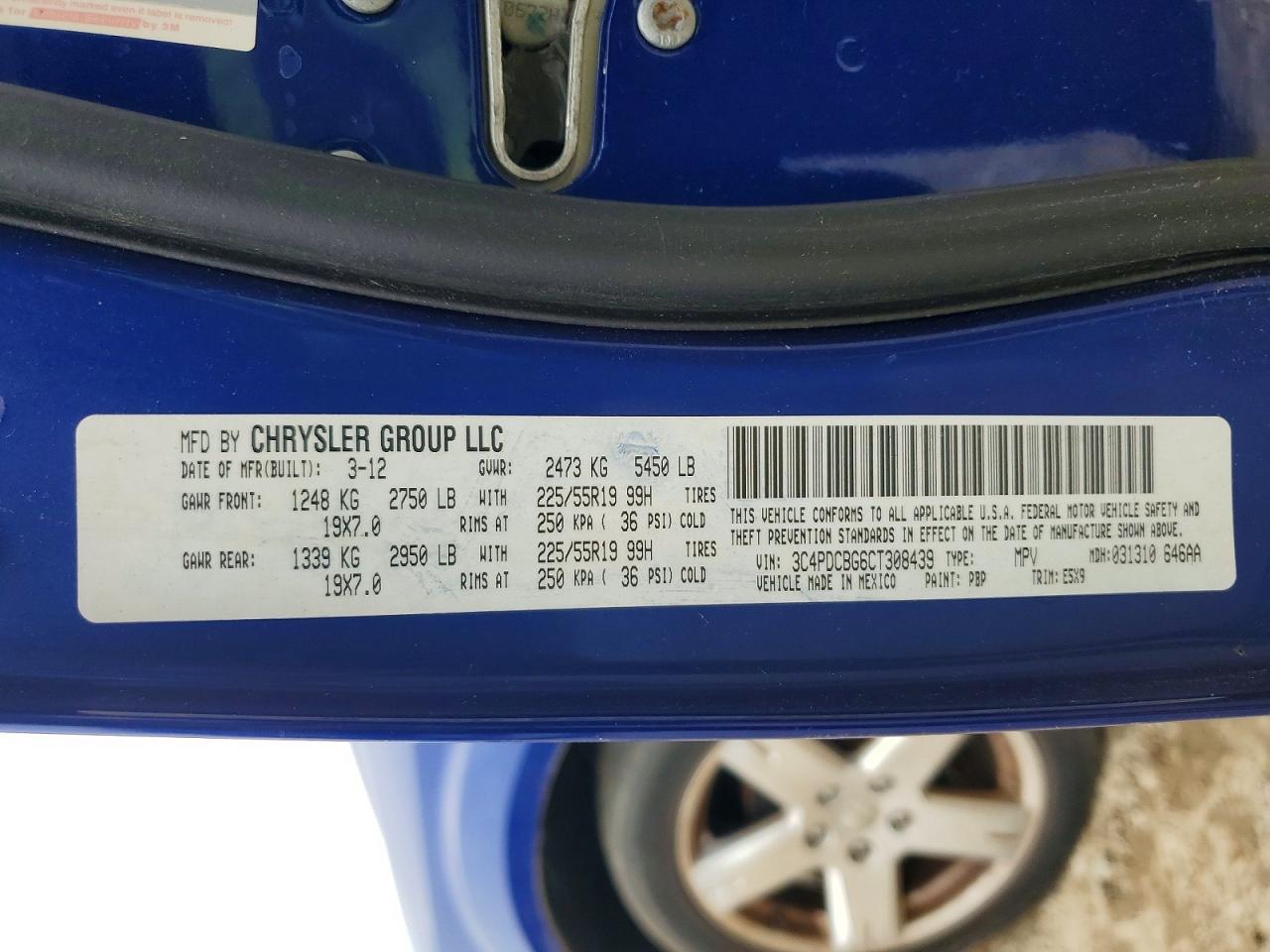 2012 DODGE JOURNEY SXT photo 13