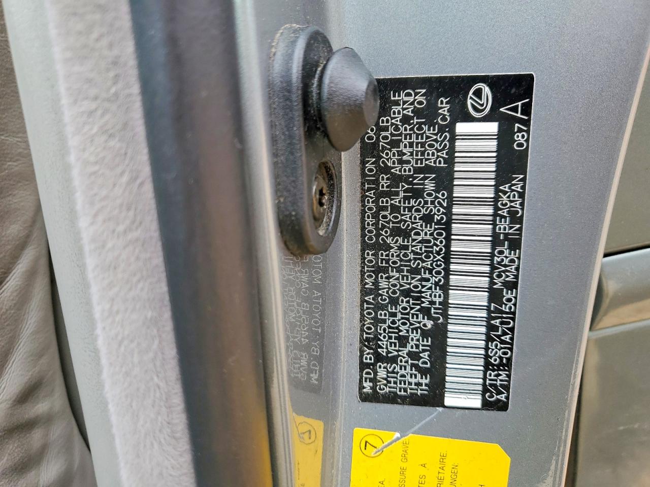 2003 LEXUS ES 300 photo 12