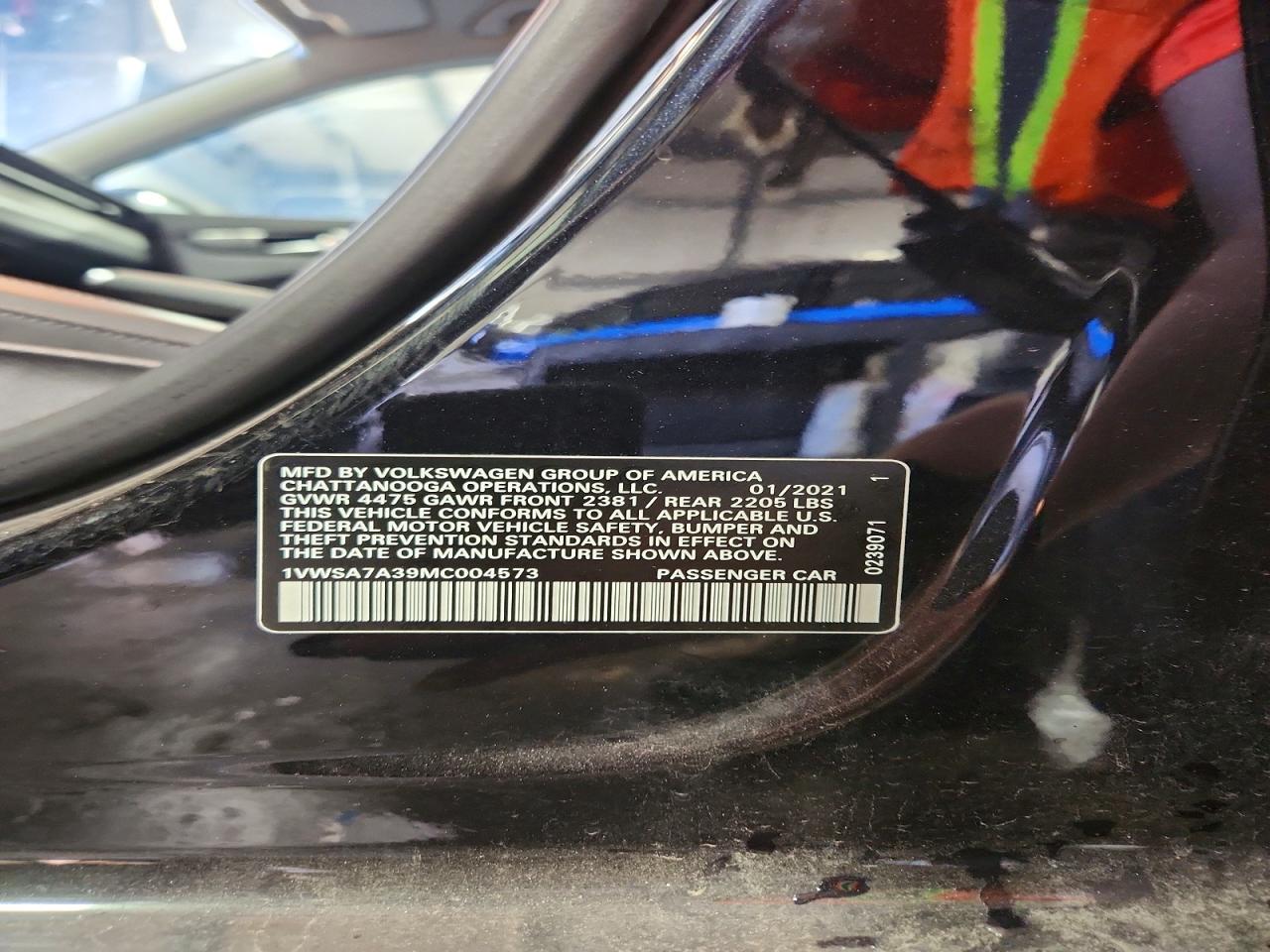 2021 VOLKSWAGEN PASSAT SE photo 23