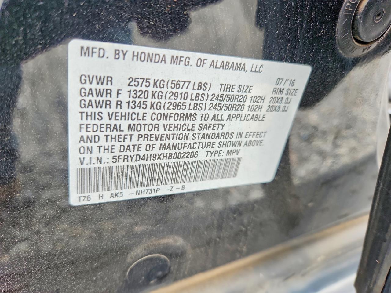 2017 ACURA MDX ADVANCE photo 40
