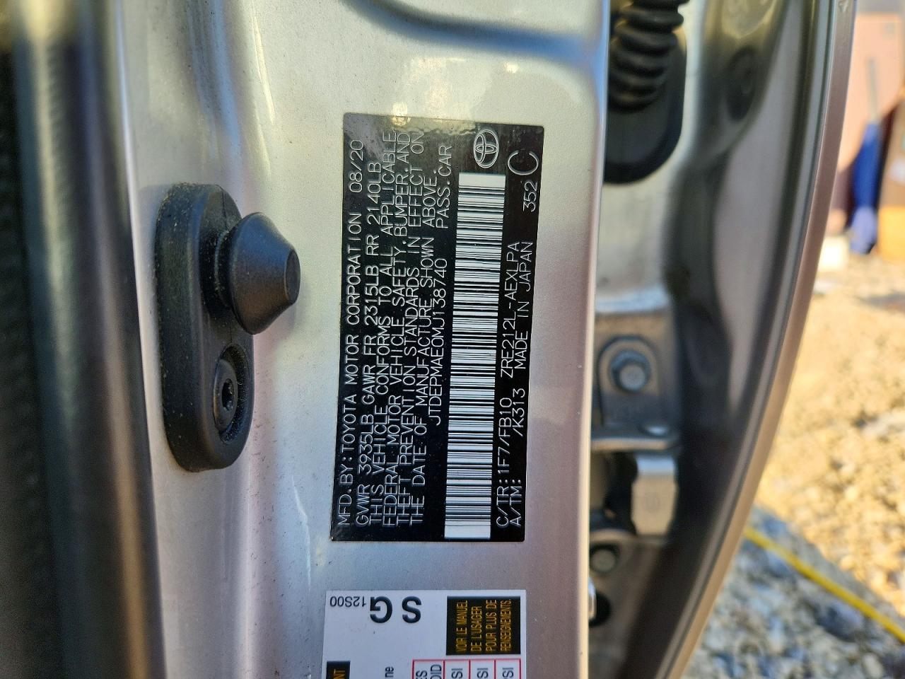2021 TOYOTA COROLLA LE photo 34