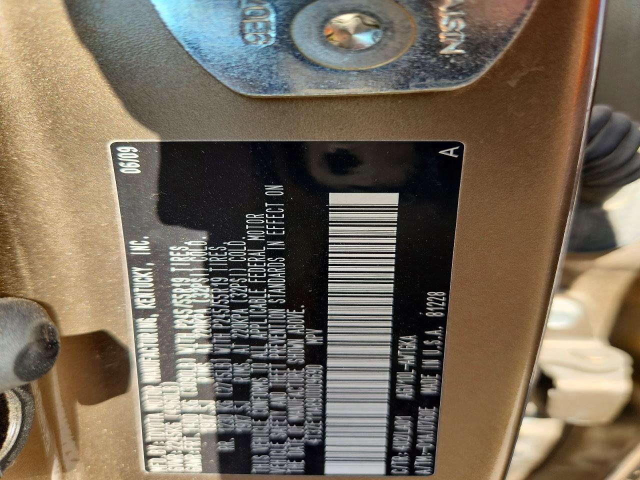 2009 TOYOTA VENZA FWD 4CYL photo 40