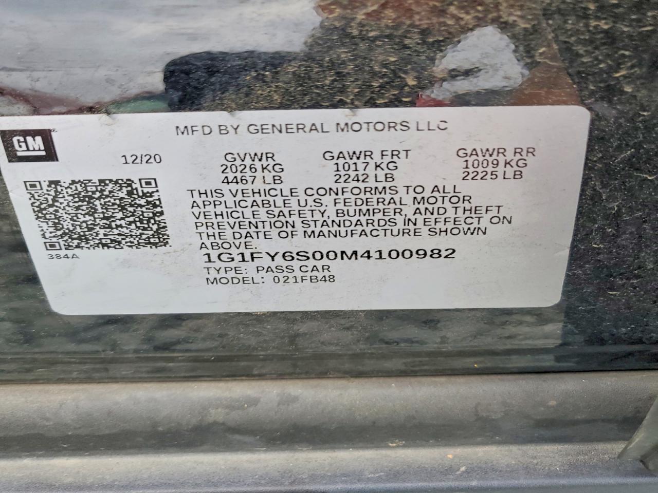 2021 CHEVROLET BOLT EV LT photo 34