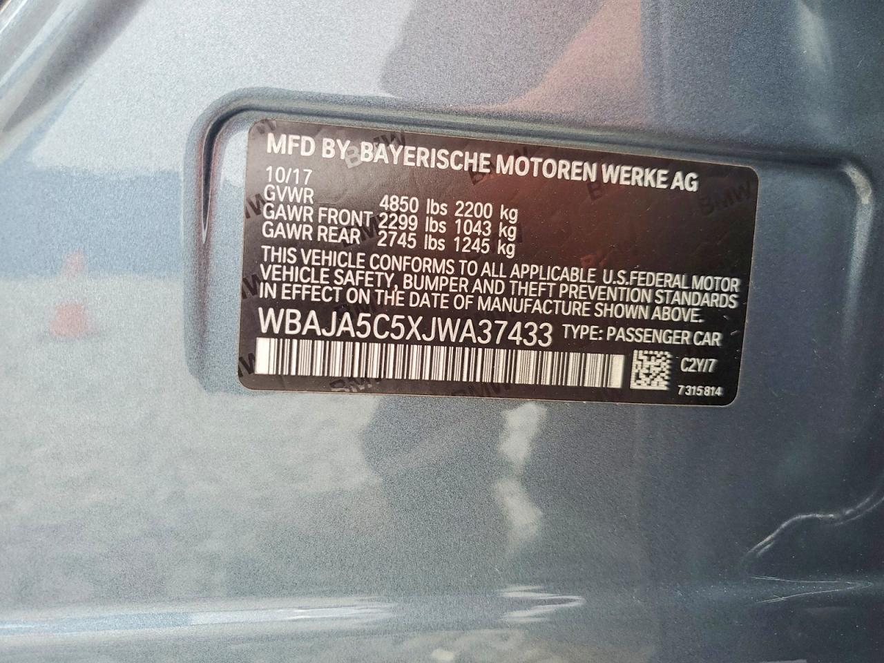 2018 BMW 530 I photo 23
