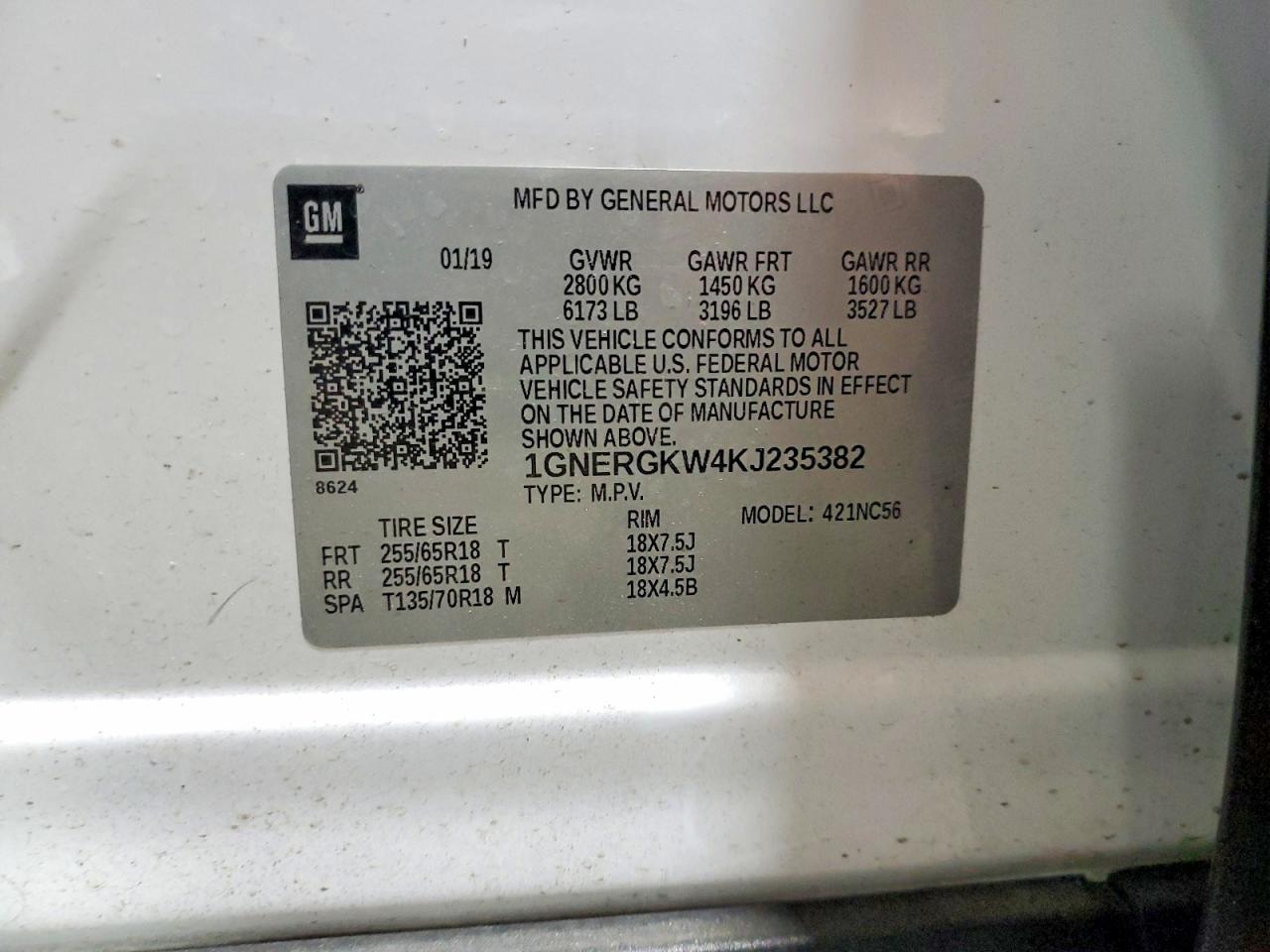 2019 CHEVROLET TRAVERSE LT photo 27