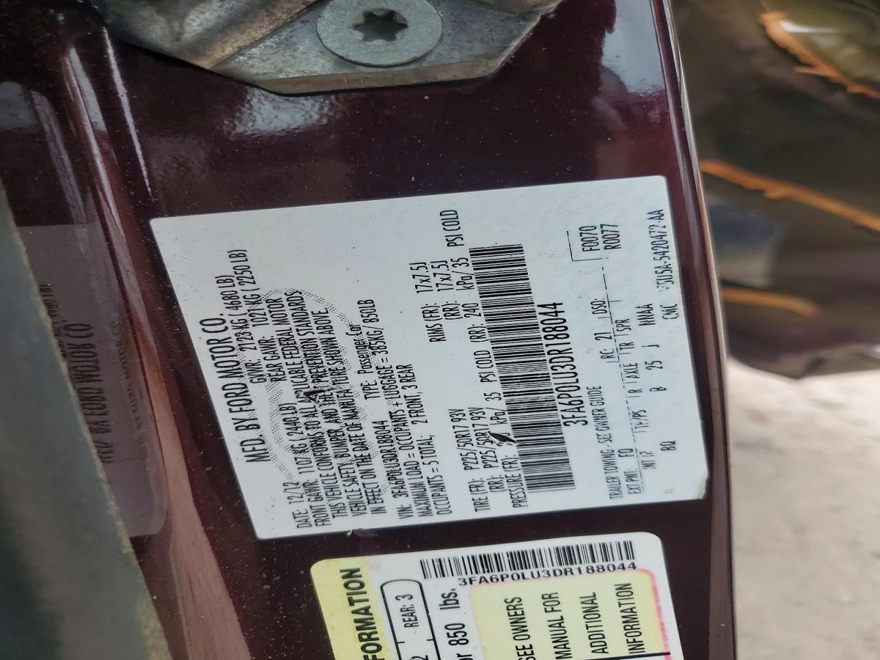 2013 FORD FUSION SE HYBRID photo 23