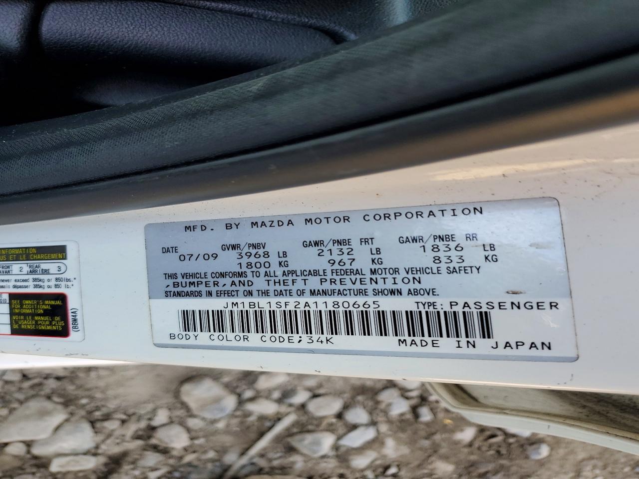 2010 MAZDA 3 I photo 34