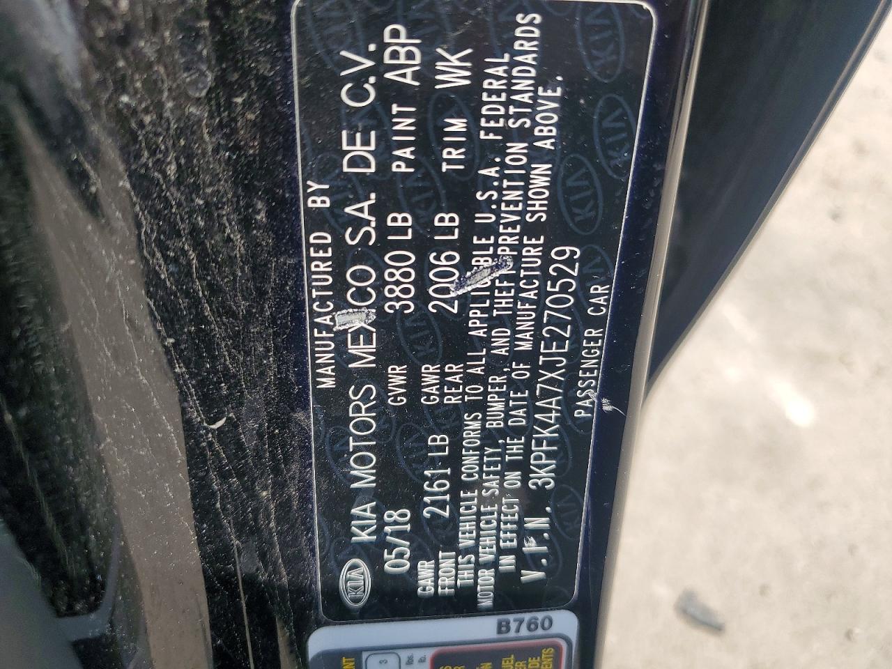 2018 KIA FORTE LX photo 12