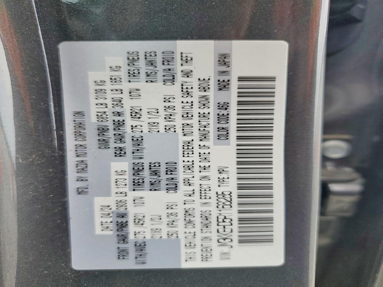 2024 MAZDA CX-90 PREMIUM PLUS photo 27