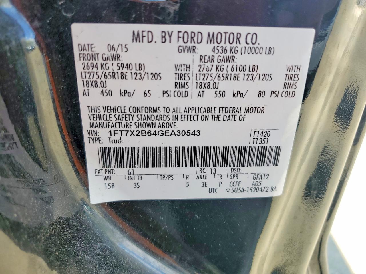 2016 FORD F250 SUPER DUTY photo 37