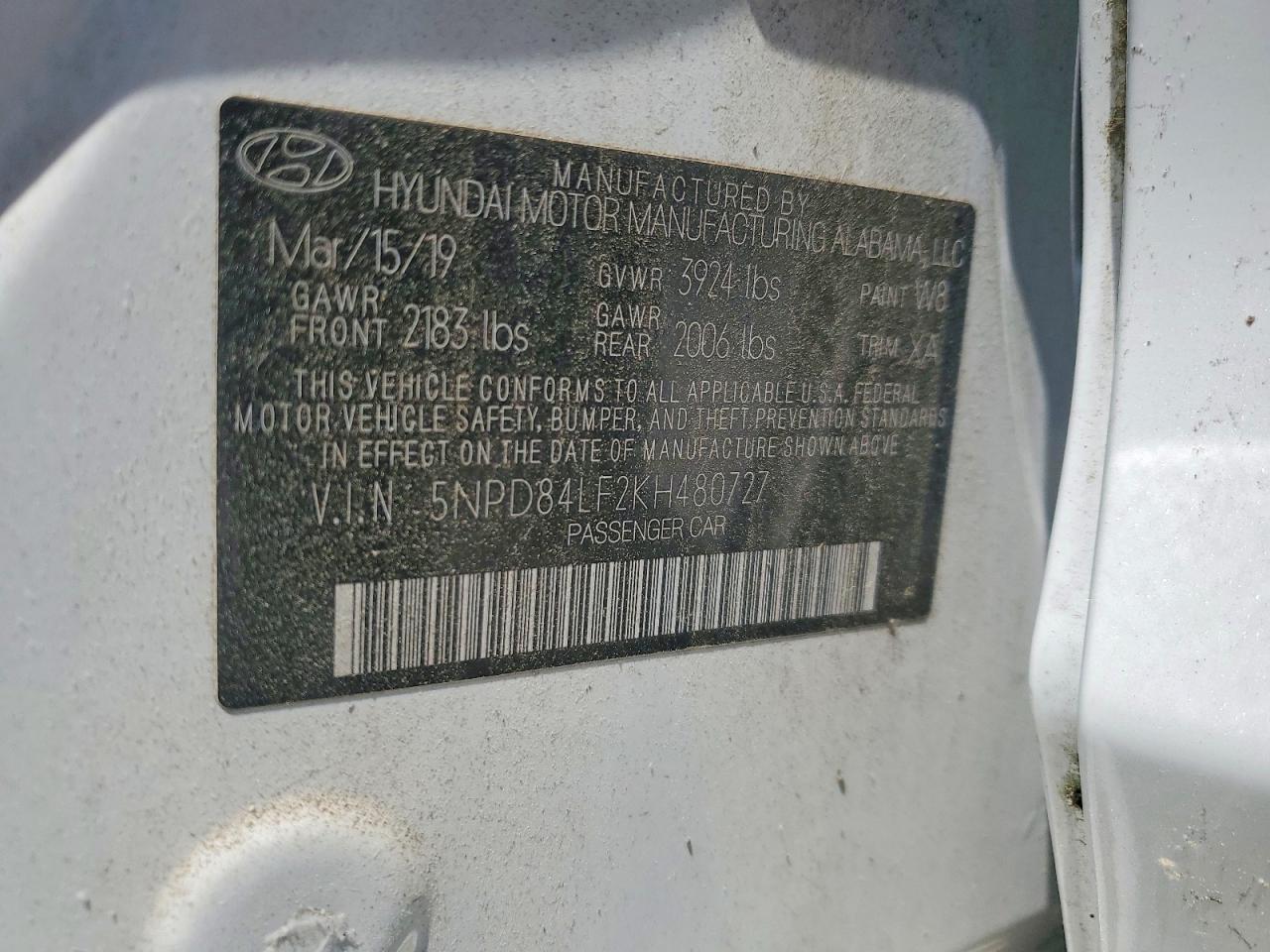 2019 HYUNDAI ELANTRA SEL photo 12