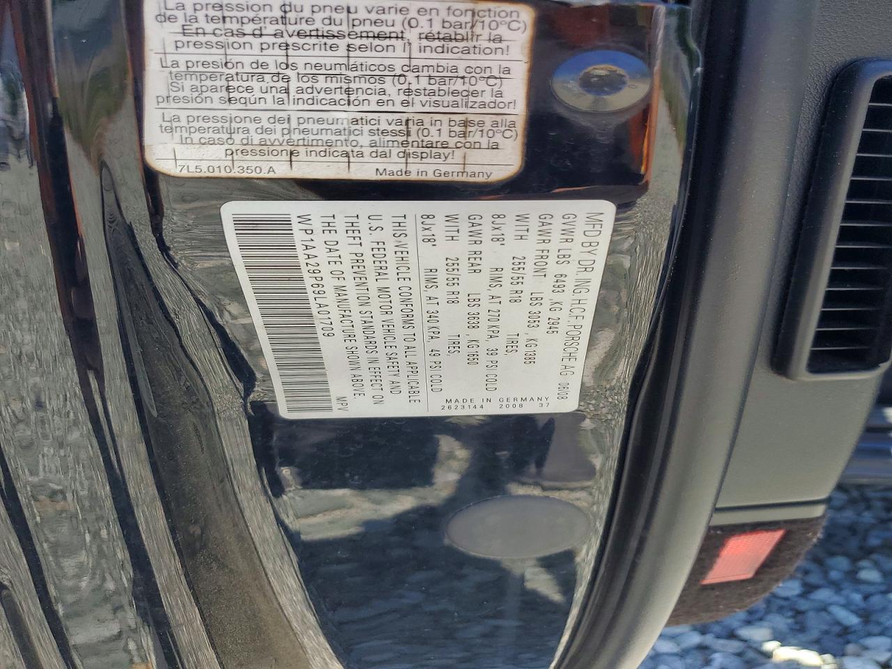 2009 PORSCHE CAYENNE photo 13