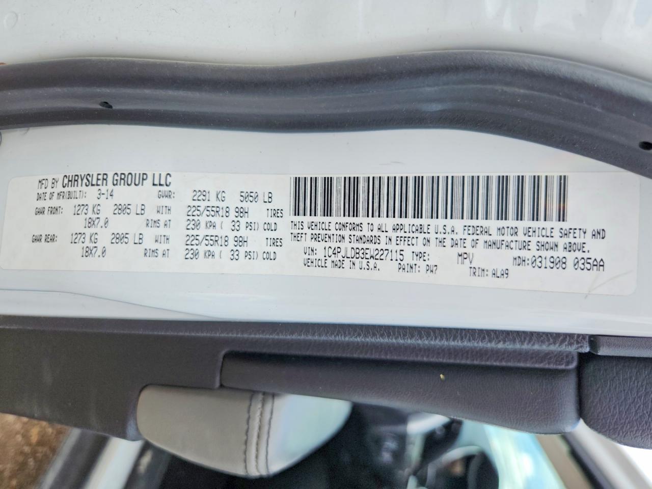 2014 JEEP CHEROKEE LIMITED photo 14
