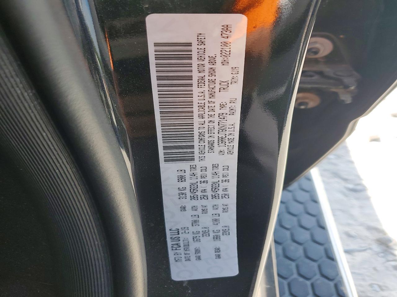2019 RAM 1500 LARAMIE photo 34
