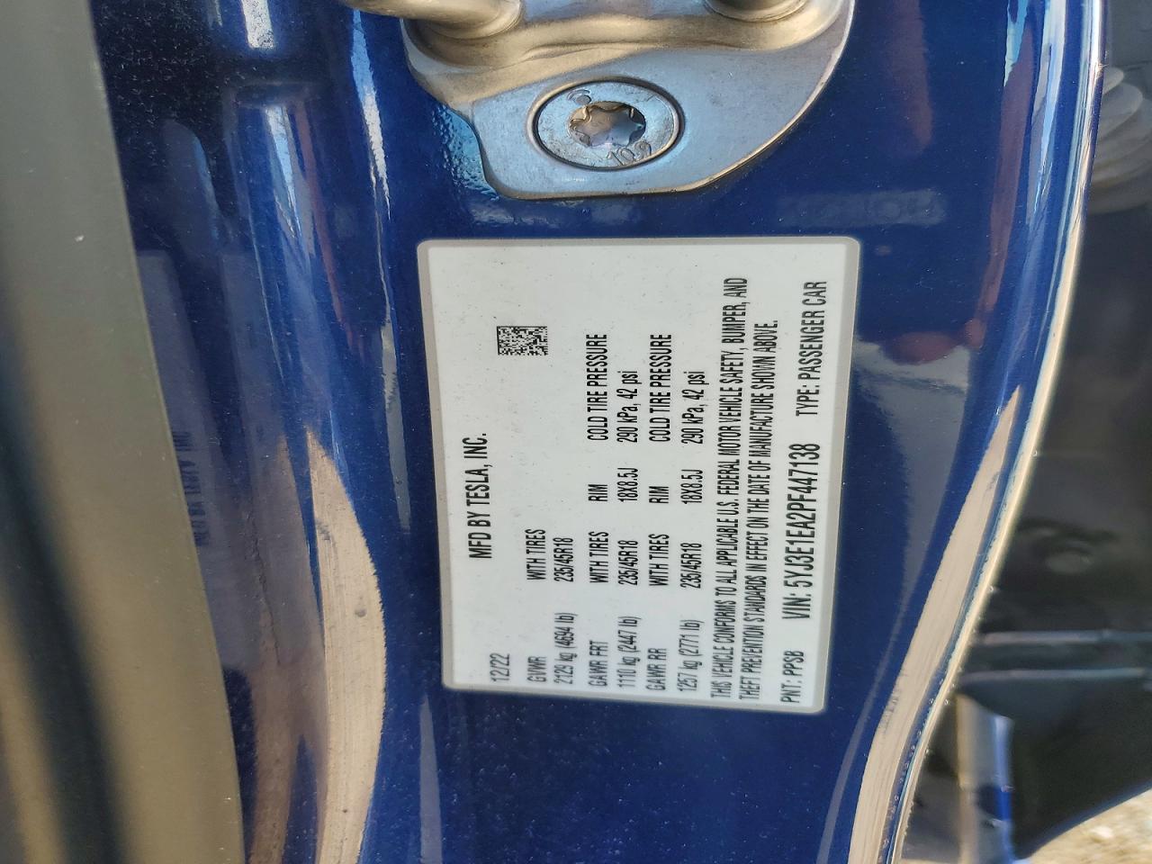 2023 TESLA MODEL 3 photo 25