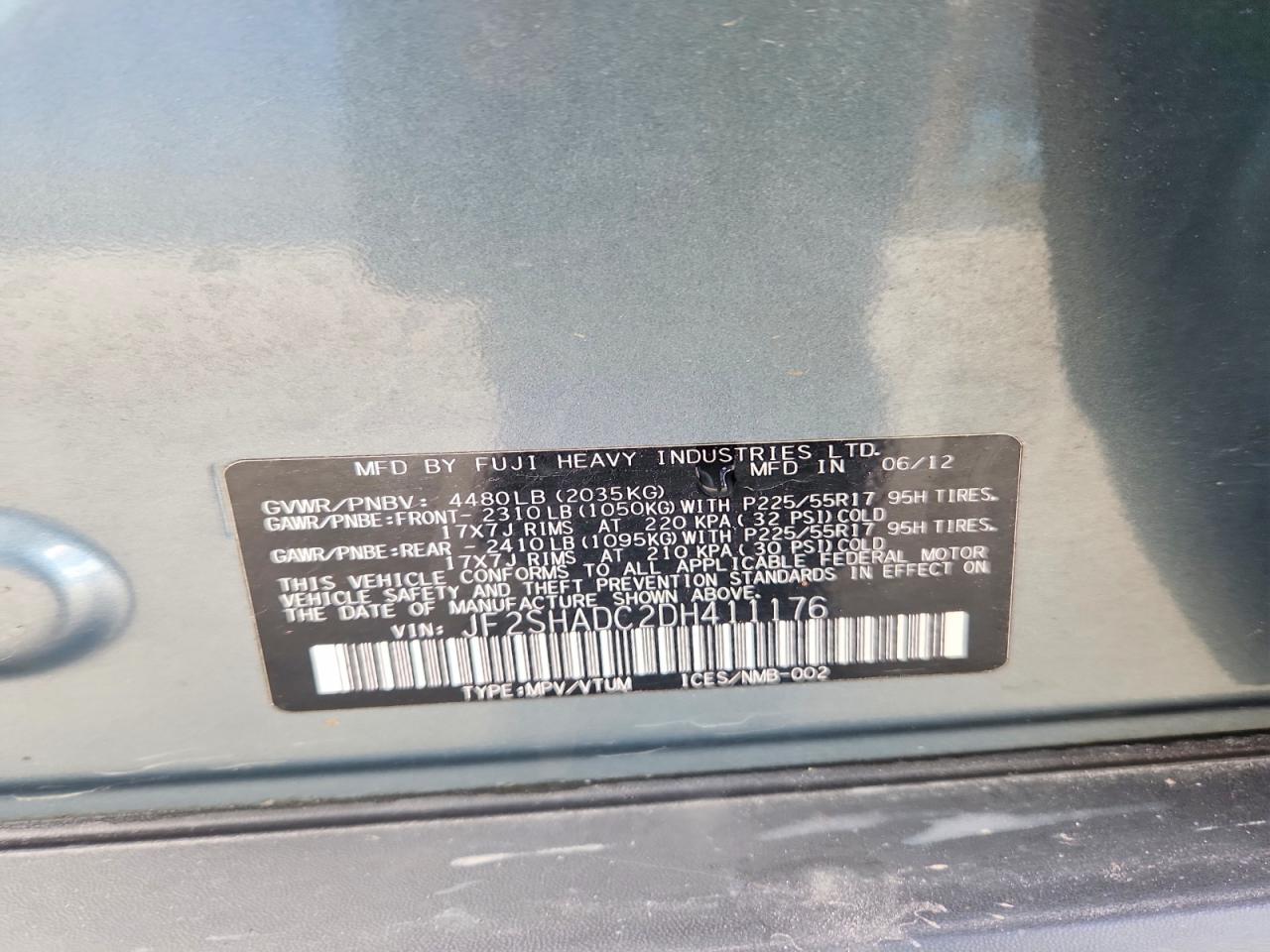 2013 SUBARU FORESTER 2.5X PREMIUM photo 23