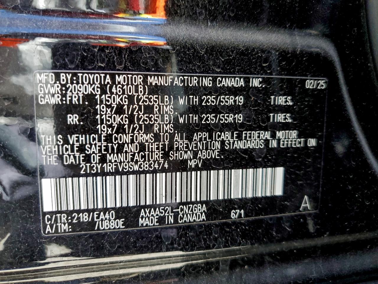 2025 TOYOTA RAV4 LIMITED photo 13