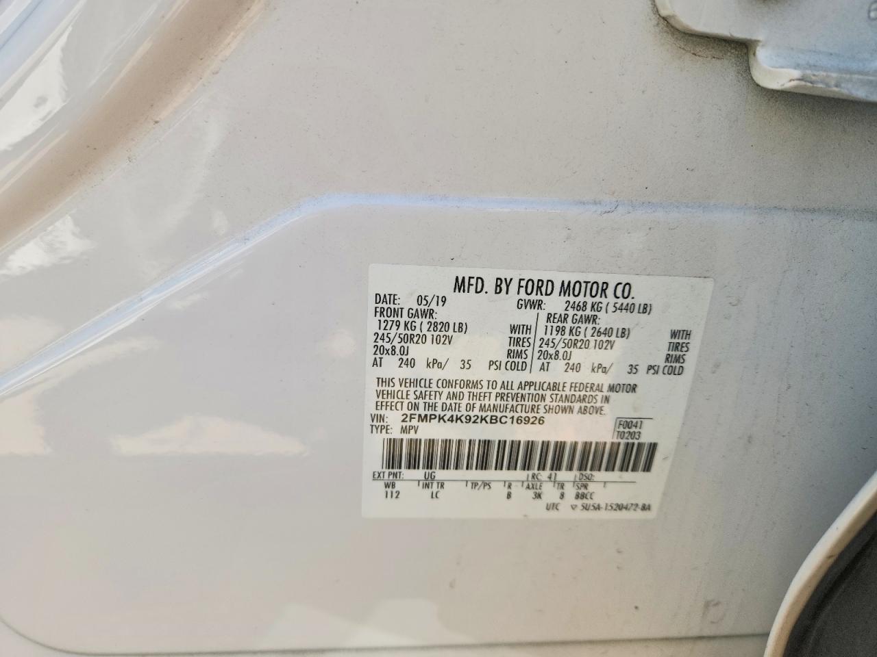 2019 FORD EDGE TITANIUM photo 23