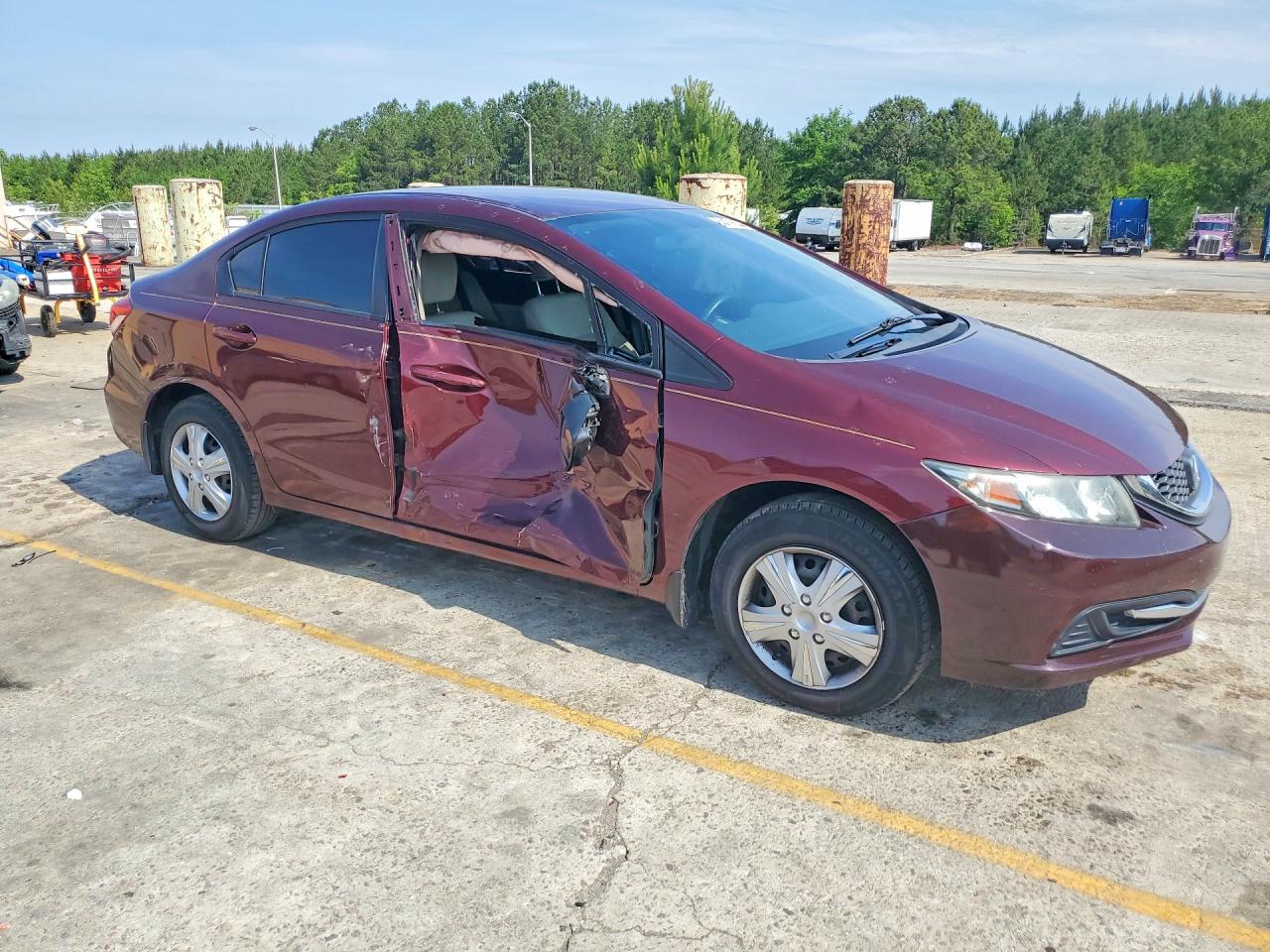 2014 HONDA CIVIC LX photo 4