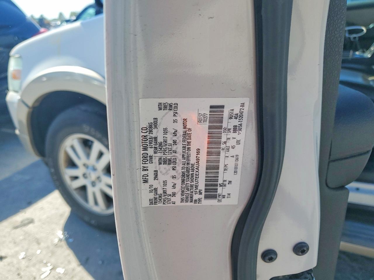 2010 FORD EXPLORER EDDIE BAUER photo 25