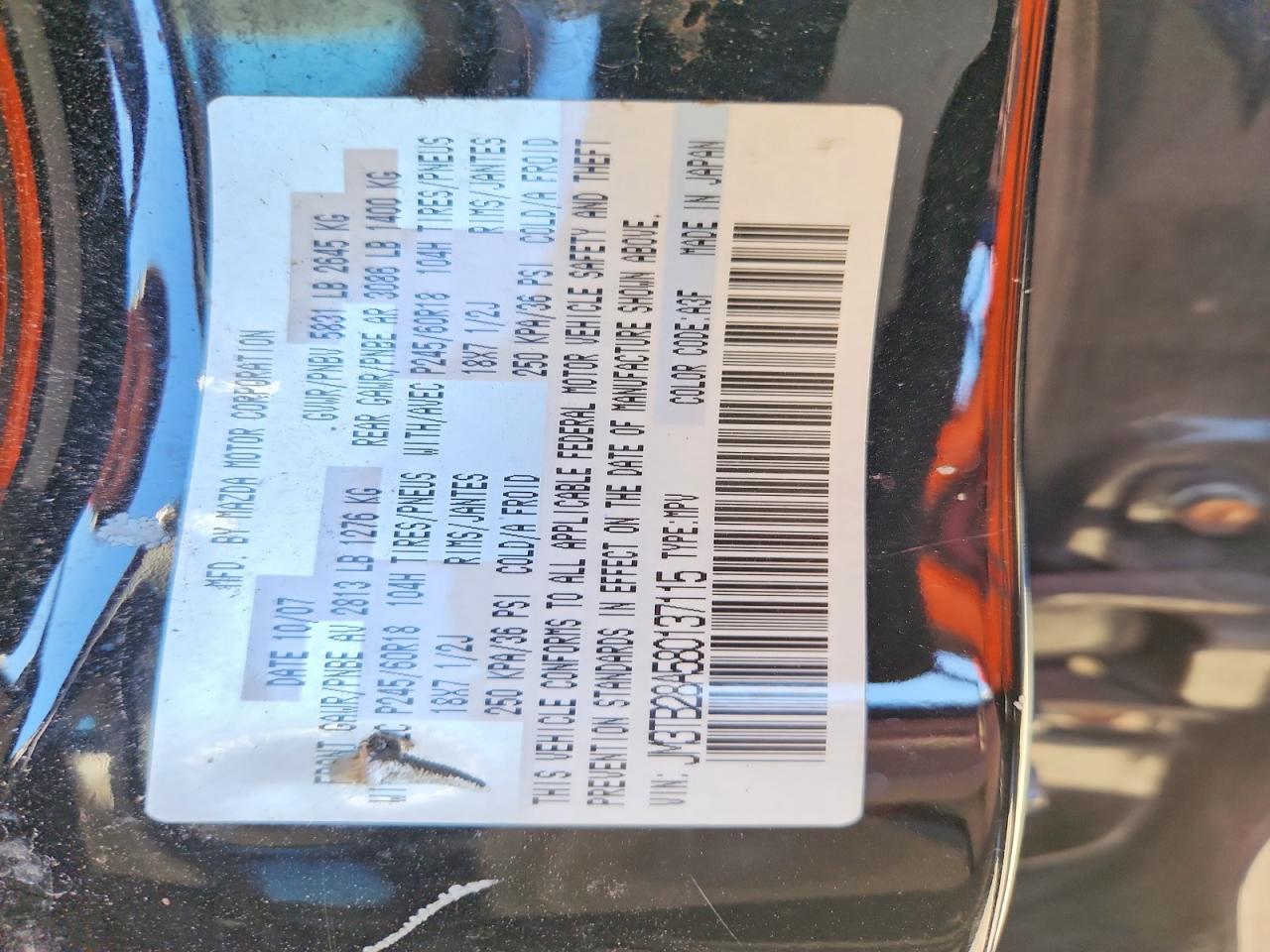 2008 MAZDA CX-9 photo 37