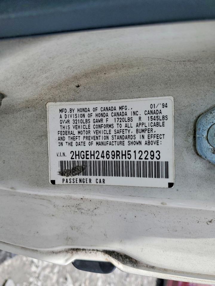 1994 HONDA CIVIC DX photo 23