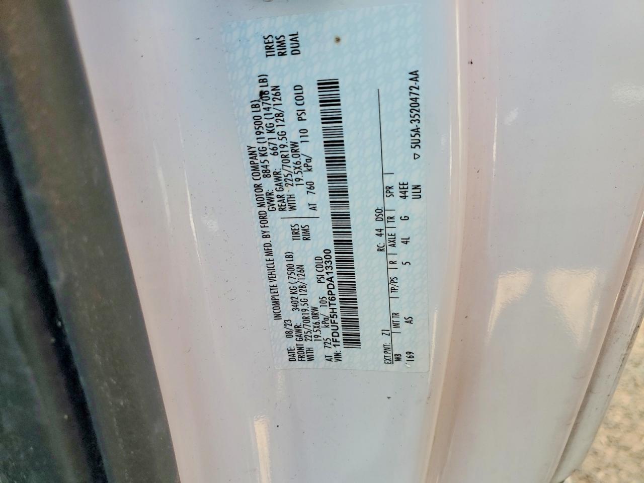 2023 FORD F550 SUPER DUTY photo 34