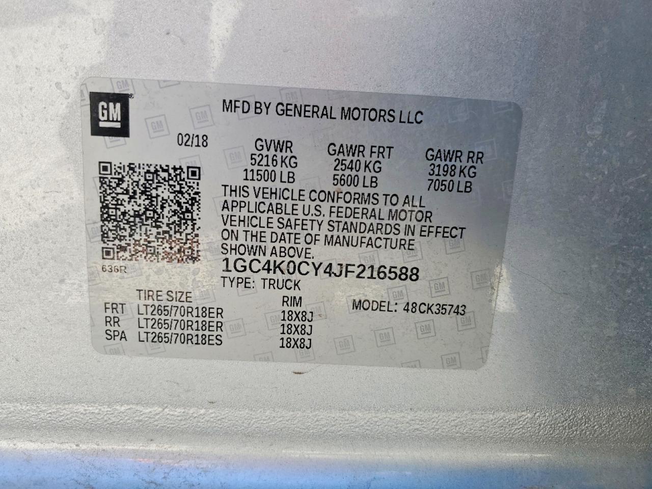 2018 CHEVROLET SILVERADO K3500 LTZ photo 40