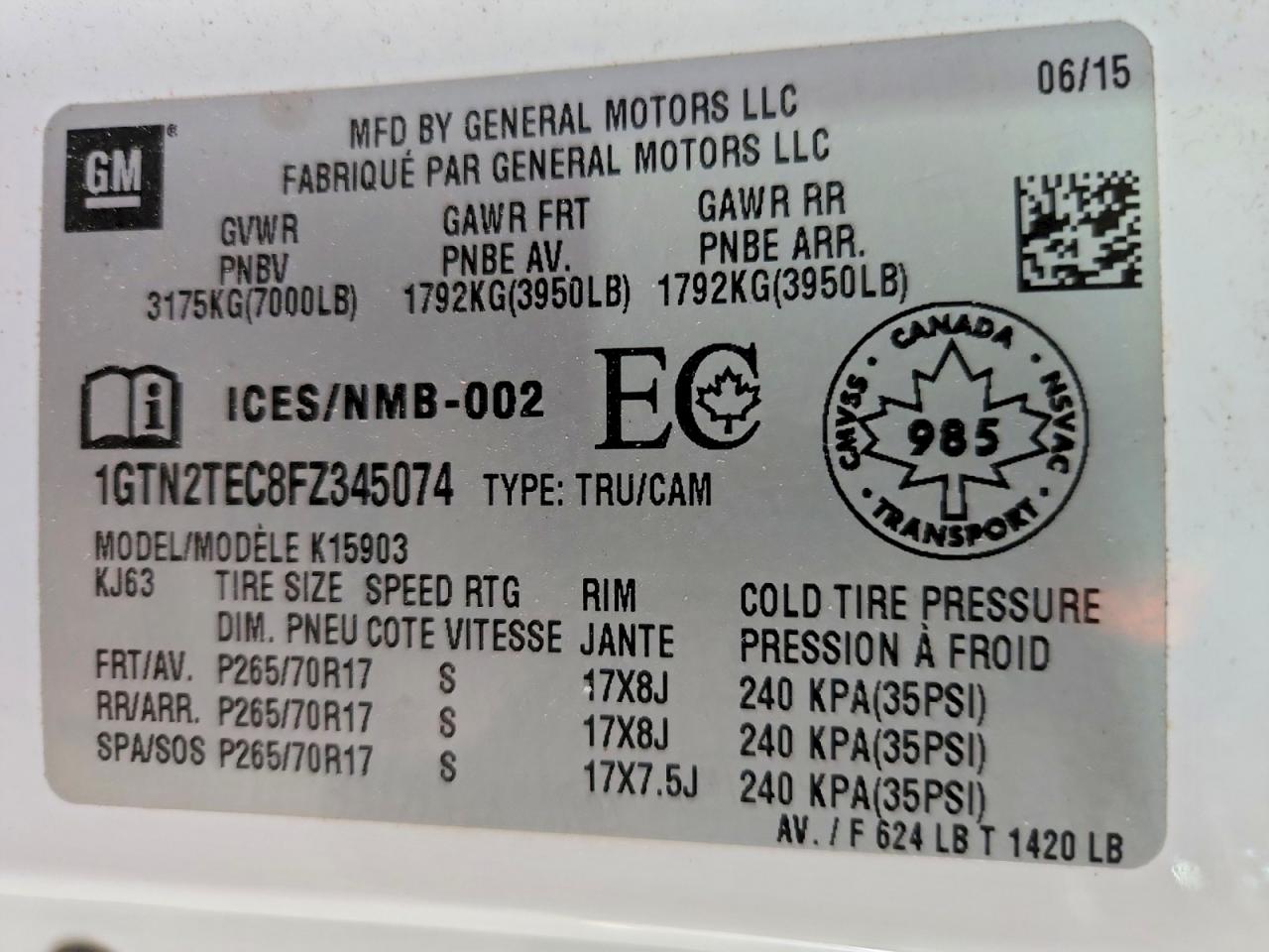 2015 GMC SIERRA K1500 photo 23