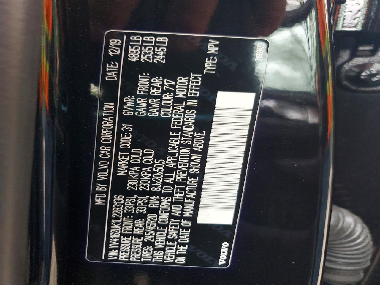 2020 VOLVO XC40 T5 MOMENTUM photo 25