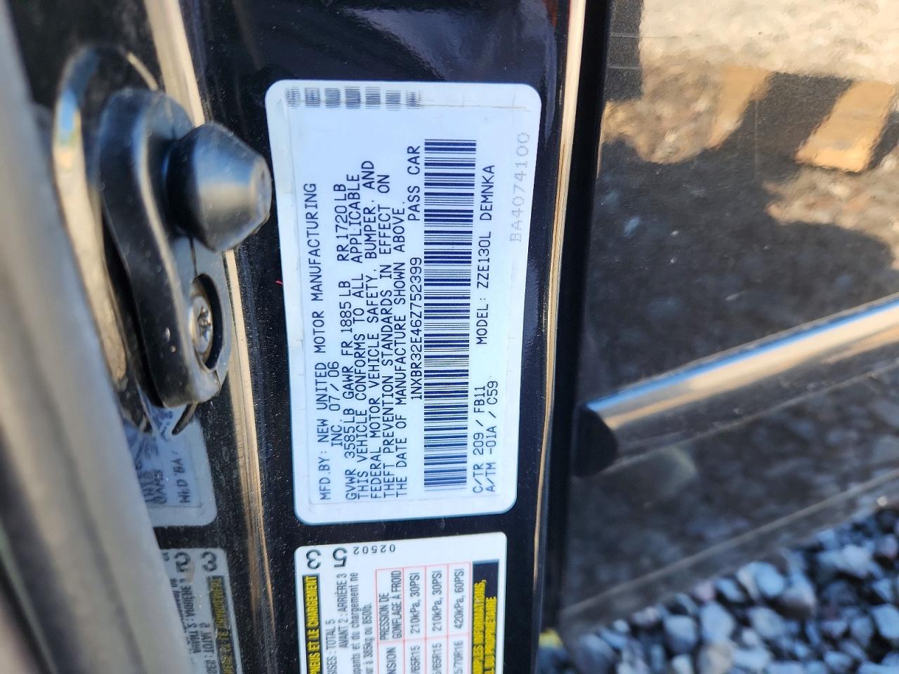 2006 TOYOTA COROLLA LE photo 23