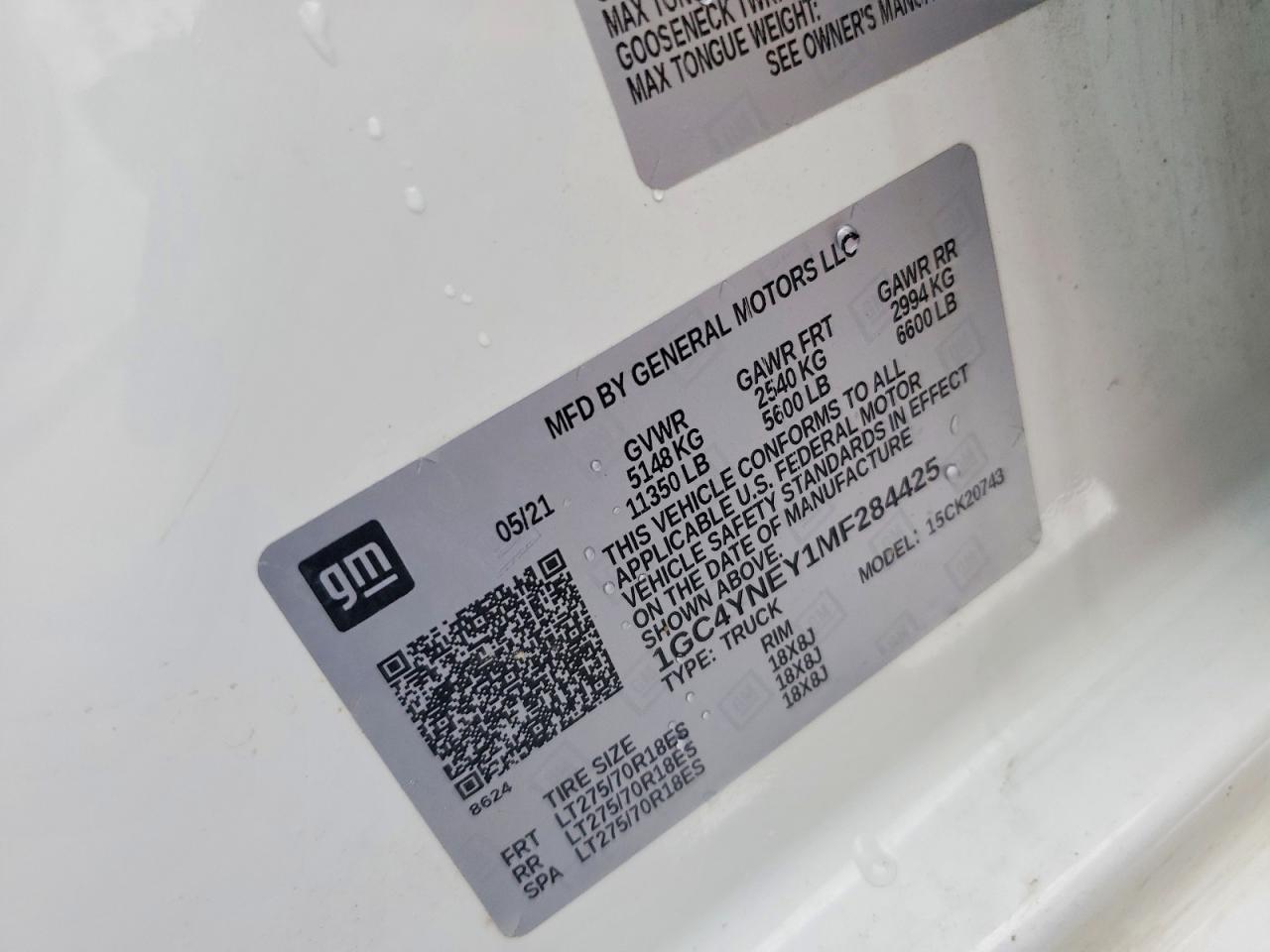 2021 CHEVROLET SILVERADO K2500 HEAVY DUTY LT photo 23