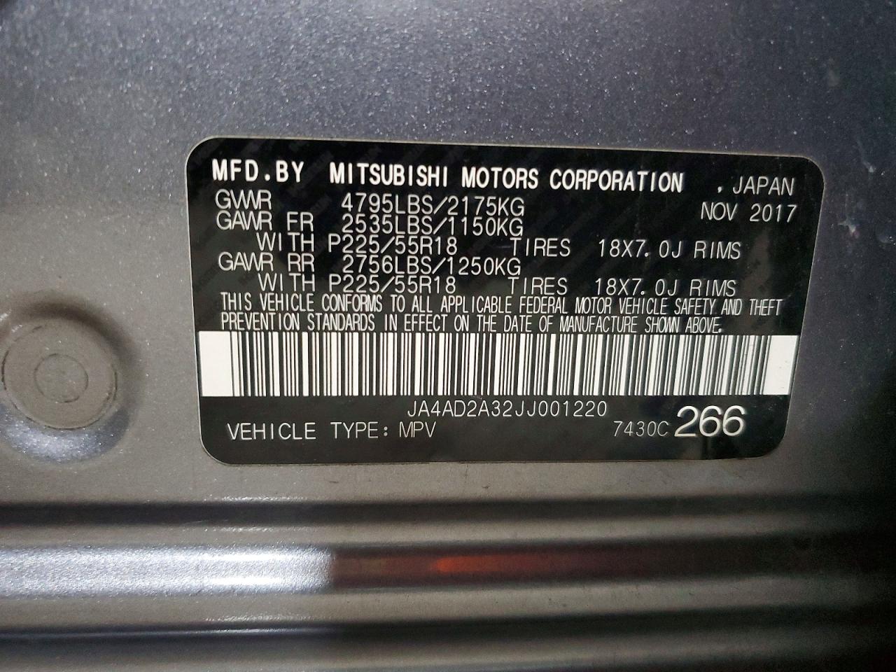 2018 MITSUBISHI OUTLANDER ES photo 40