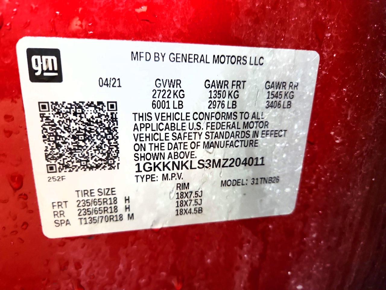 2021 GMC ACADIA SLE photo 27