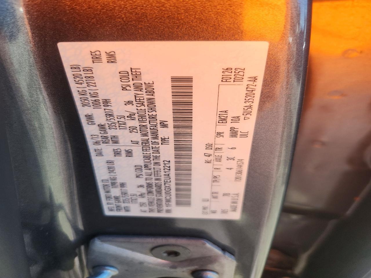 2014 FORD ESCAPE SE photo 27