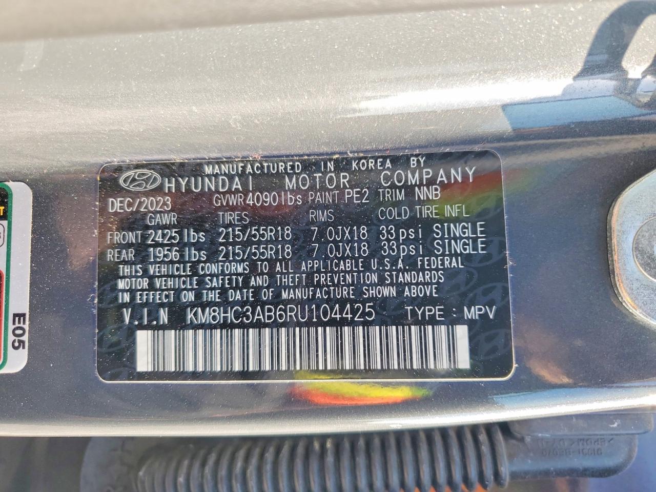 2024 HYUNDAI KONA SEL photo 27